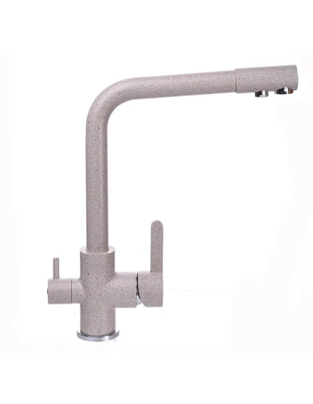 Смеситель для кухни с подключением к фильтру Globus Lux Lazer GLLR-0444-5-Terra бежевый - 2
