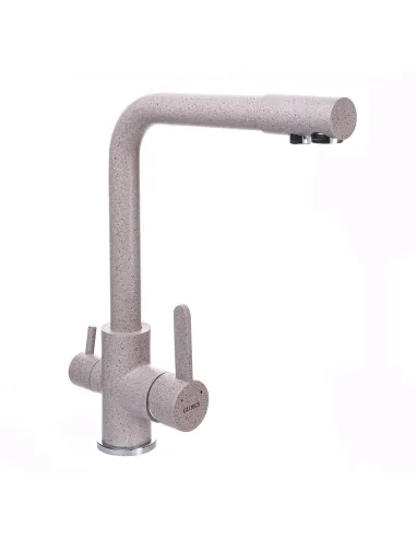 Смеситель для кухни с подключением к фильтру Globus Lux Lazer GLLR-0444-5-Terra бежевый - 3