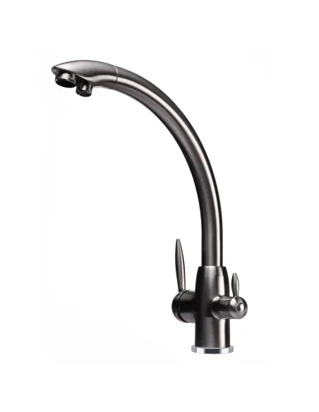 Змішувач для кухні Globus Lux GLLR-0777-8-STSteel нержавіюча сталь, під осмос - 4