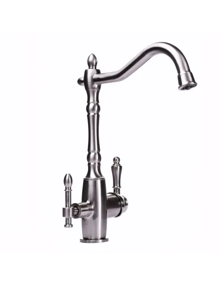 Смеситель для кухни с подключением к фильтру Globus Lux Lazer GLLR-1000-8-STSteel нержавеющая сталь - 3