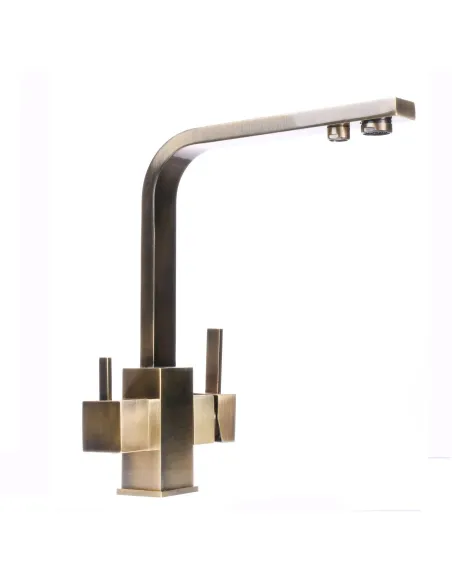 Смеситель для кухни с подключением к фильтру Globus Lux Lazer GLLR-0111-9-Bronze бронза - 1