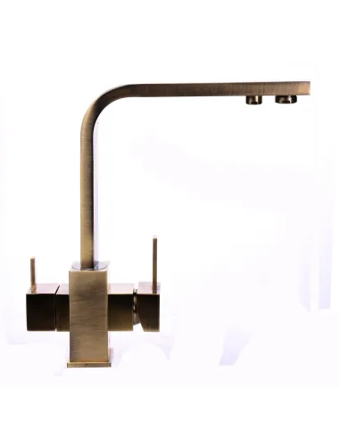 Смеситель для кухни с подключением к фильтру Globus Lux Lazer GLLR-0111-9-Bronze бронза - 2