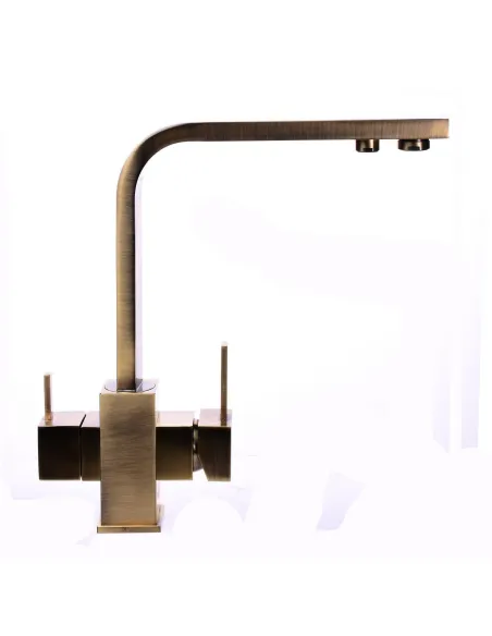 Смеситель для кухни с подключением к фильтру Globus Lux Lazer GLLR-0111-9-Bronze бронза - 2