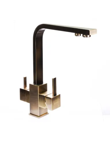 Смеситель для кухни с подключением к фильтру Globus Lux Lazer GLLR-0111-9-Bronze бронза - 3