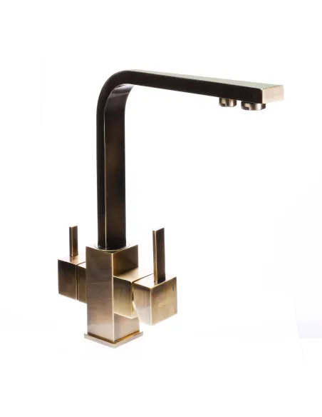 Смеситель для кухни с подключением к фильтру Globus Lux Lazer GLLR-0111-9-Bronze бронза - 3