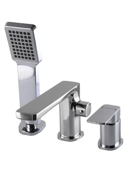 Смеситель для ванны с душем Globus Lux Milano GLM-109 хром, встроенный - 1