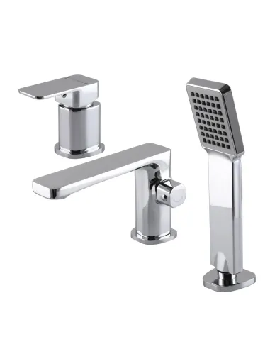 Смеситель для ванны с душем Globus Lux Milano GLM-109 хром, встроенный - 2