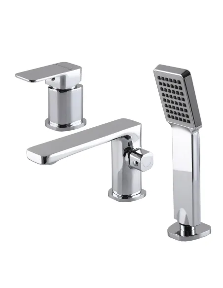 Смеситель для ванны с душем Globus Lux Milano GLM-109 хром, встроенный - 2