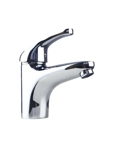 Смеситель для умывальника Globus Lux Solly GLSO-0222 хром, стоп-лейка и шланг - 4