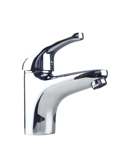 Змішувач для умивальника Globus Lux Solly GLSO-0222 хром, стоп-лійка та шланг - 4