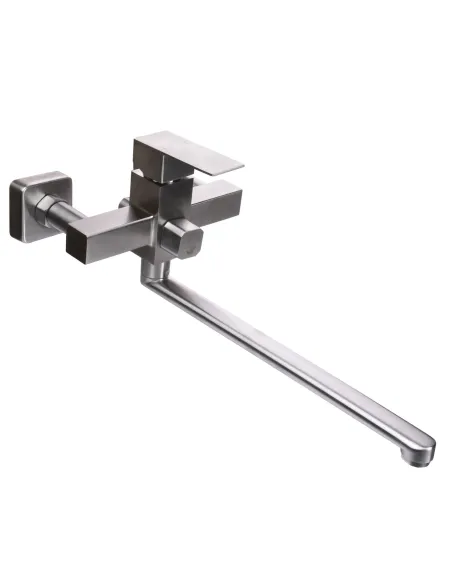 Змішувач для ванни Globus Lux Sicilia SBQ-208L нержавіюча сталь, 350 мм - 3