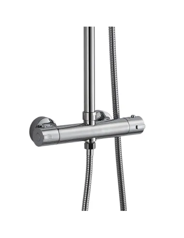 Душевая система с термостатом Globus Lux Termostatic R GDS-0040T без излива - 4