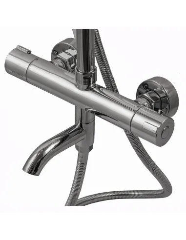 Душевая система с термостатом Globus Lux Termostatic GDS-0041T без излива - 6