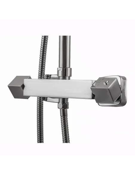 Душевая система с термостатом Globus Lux Termostatic GLM-0040T Куб без излива - 4