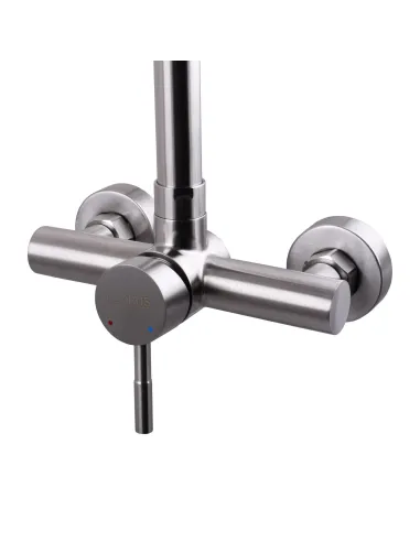 Душевая система из нержавеющей стали Globus Lux Alpen S-SH-005 с душевым набором - 3