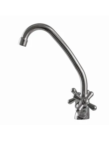 Смеситель для кухни двухвентильный Globus Lux GB-SHARM-0300-00 латунь, на гайке - 2