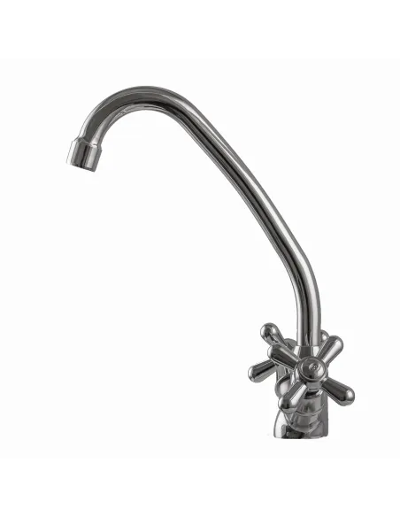 Смеситель для кухни двухвентильный Globus Lux GB-SHARM-0300-00 латунь, на гайке - 2