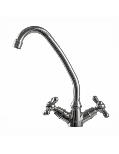 Смеситель для кухни двухвентильный Globus Lux GB-SHARM-0300-00 латунь, на гайке - 3