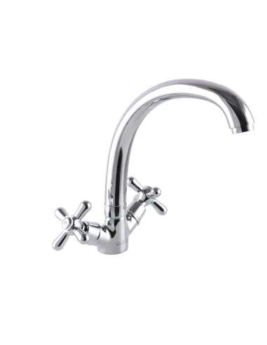 Смеситель для кухни двухвентильный Globus Lux GB-SHARM-0300-08 латунь,на гайке - 2