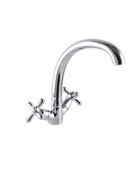 Смеситель для кухни двухвентильный Globus Lux GB-SHARM-0300-08 латунь,на гайке - 2