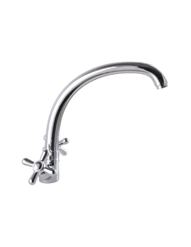 Смеситель для кухни двухвентильный Globus Lux GB-SHARM-0300-08 латунь,на гайке - 3