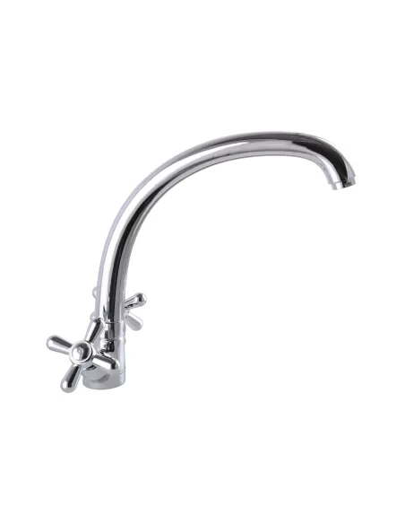 Смеситель для кухни двухвентильный Globus Lux GB-SHARM-0300-08 латунь,на гайке - 3