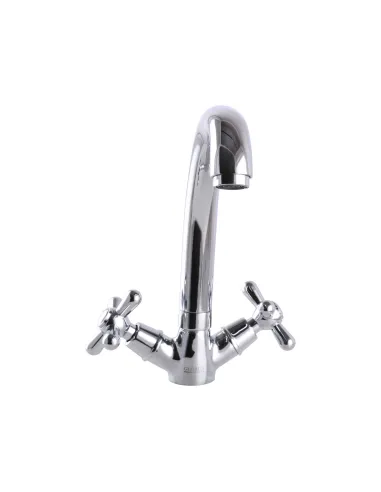 Смеситель для кухни двухвентильный Globus Lux GB-SHARM-0300-08 латунь,на гайке - 4