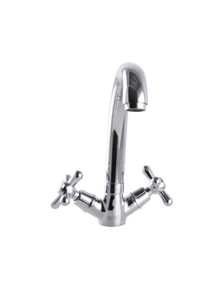 Смеситель для кухни двухвентильный Globus Lux GB-SHARM-0300-08 латунь,на гайке - 4