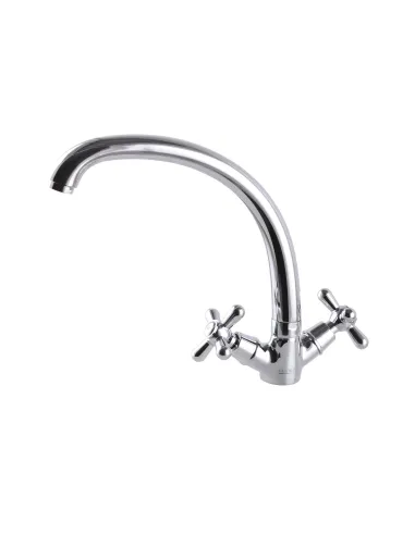 Смеситель для кухни двухвентильный Globus Lux GB-SHARM-0300-08 латунь,на гайке - 5