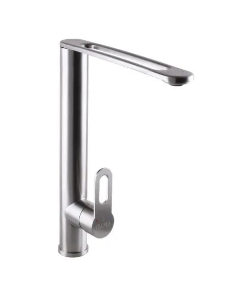 Смеситель для кухни Globus Lux Ring SR-203-10 нержавеющая сталь - 1