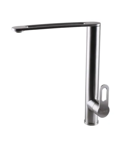 Смеситель для кухни Globus Lux Ring SR-203-10 нержавеющая сталь - 2