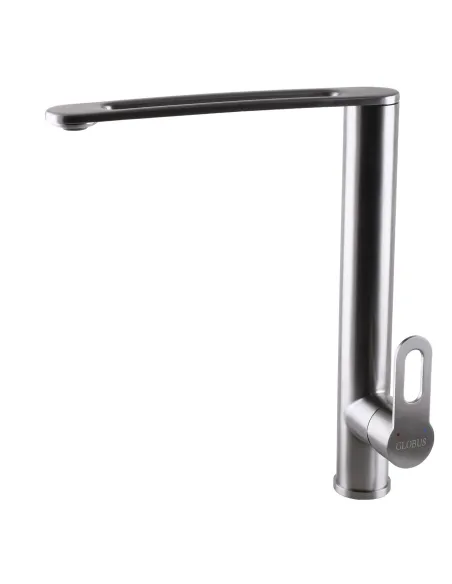 Смеситель для кухни Globus Lux Ring SR-203-10 нержавеющая сталь - 2