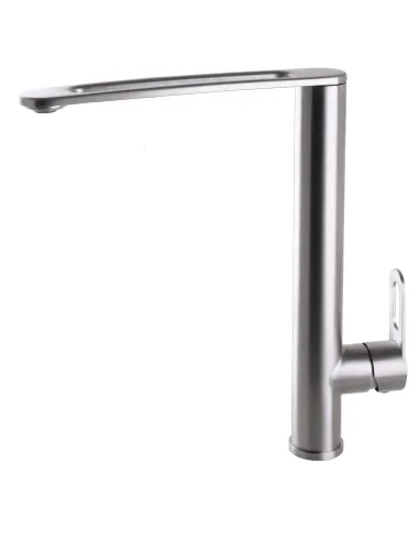 Смеситель для кухни Globus Lux Ring SR-203-10 нержавеющая сталь - 4