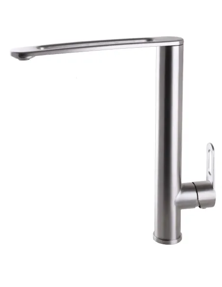 Смеситель для кухни Globus Lux Ring SR-203-10 нержавеющая сталь - 4