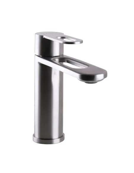 Смеситель для умывальника из нержавеющей стали Globus Lux Ring SR-101 - 1