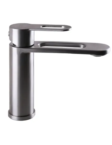 Смеситель для умывальника из нержавеющей стали Globus Lux Ring SR-101 - 2