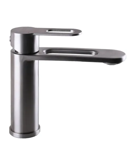 Смеситель для умывальника из нержавеющей стали Globus Lux Ring SR-101 - 2