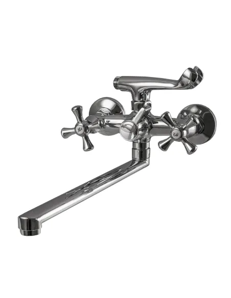 Двухвентильный смеситель для ванны из нержавеющей стали Domino DBF-227-35MEC-Cruize - 1