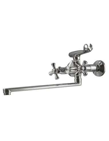 Двухвентильный смеситель для ванны из нержавеющей стали Domino DBF-227-35MEC-Cruize - 3