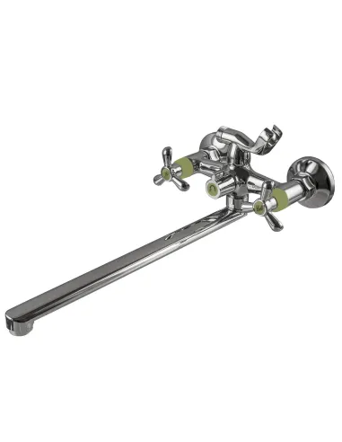 Змішувач для ванни Domino DB-H1-L-GREEN кульове перемикання, вилив 350мм - 2