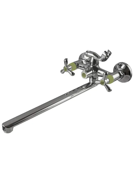 Змішувач для ванни Domino DB-H1-L-GREEN кульове перемикання, вилив 350мм - 2