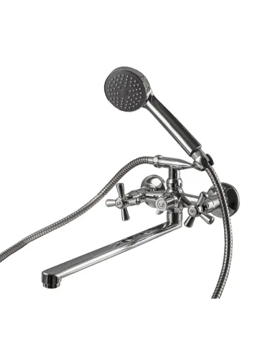 Змішувач для ванни Domino DBRS-0316-SHARM хрест, кульове перемикання, вилив 350мм - 2