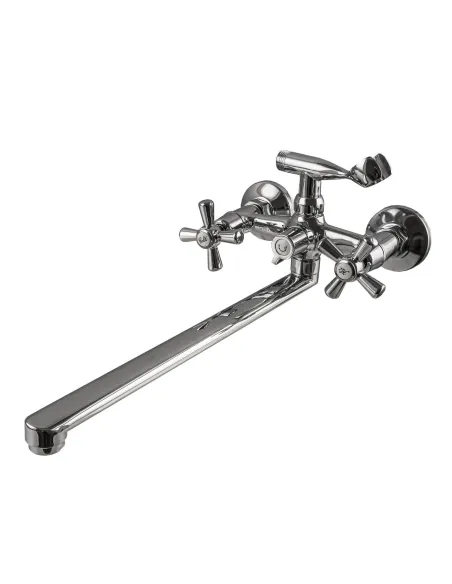 Змішувач для ванни Domino DBRS-0316-SHARM хрест, кульове перемикання, вилив 350мм - 3