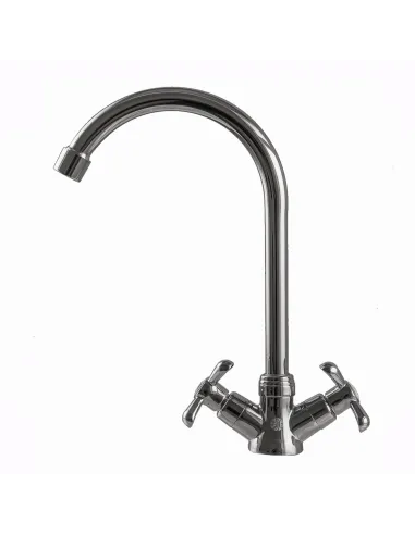 Смеситель для кухни двухвентильный Domino DK-H1-1-CHROM - 3