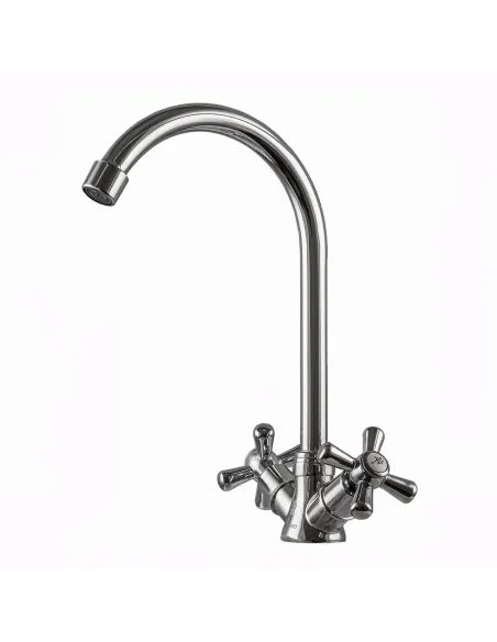 Смеситель для кухни двухвентильный Domino DK-H104-2N-Sharm на гайке - 2