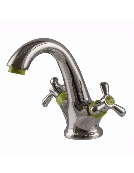 Смеситель для раковины двухвентильный Domino DYM-H1-GREEN - 1