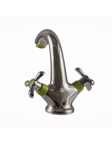 Смеситель для раковины двухвентильный Domino DYM-H1-GREEN - 3