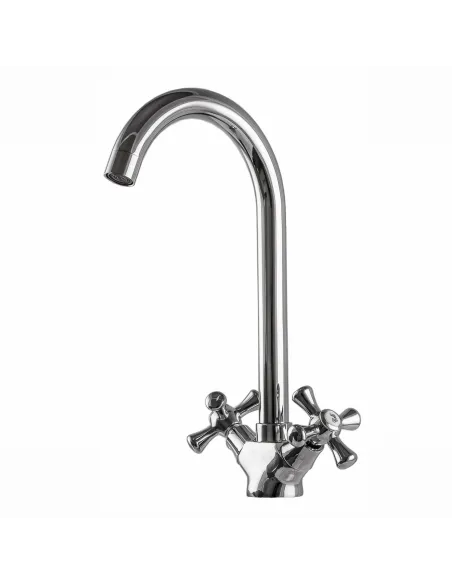 Змішувач для кухні Domino DKF-204-10-CRUIZE, хрест, кераміка, на гайці - 1