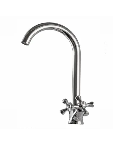 Змішувач для кухні Domino DKF-204-10-CRUIZE, хрест, кераміка, на гайці - 2