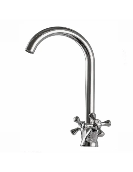 Змішувач для кухні Domino DKF-204-10-CRUIZE, хрест, кераміка, на гайці - 2